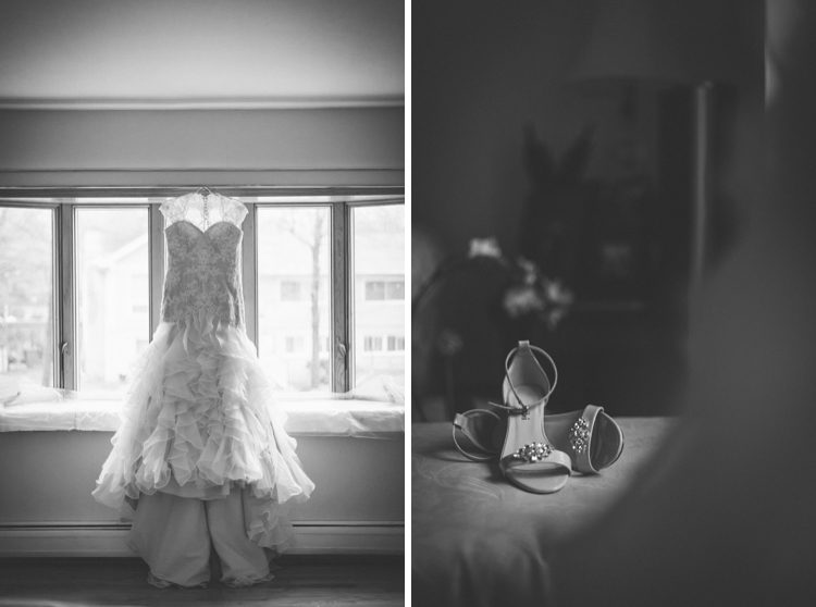 Susan and Kurien's wedding prep at their homes before their wedding reception at Westmount Country Club, NJ. Wedding photography by NY NJ Wedding Photographers Pearl Paper Studio.