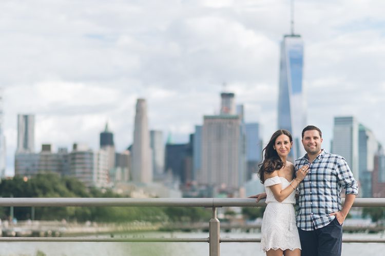 Laura and Nick's manhattan NY engagement photography captured by NY NJ Wedding Photographers Pearl Paper Studio.