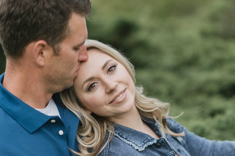 New Jersey Botanical Garden Spring Engagement Photography with Leah and Kevin with their fluffy dogs captured by NY & NJ Wedding Photographers Pearl Paper Studio.