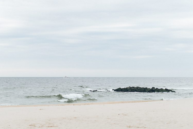 Spring Lake Heights NJ summer beach engagement session with Theresa and Eric captured by NY & NJ Wedding Photographers Pearl Paper Studio.