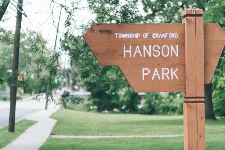 We are at Hanson Park in Cranford NJ for Barbara and Joe's summer engagement session at the park captured by NY & NJ Wedding Photographers Pearl Paper Studio.