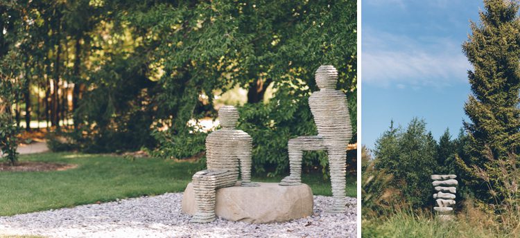 Under the summer sun we wandered around NJ Wedding Venue Ground for Sculpture in Hamilton NJ with Joanna and Rick for their engagement session captured by NY & NJ Wedding Photographers Pearl Paper Studio.