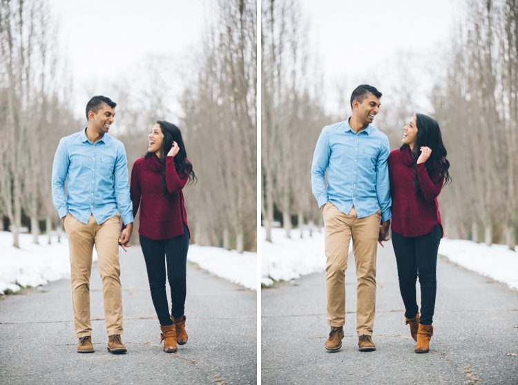 New Jersey Botanical Garden is New Jersey’s favorite engagement location, NJ Botanical Garden has field of green, trees, waterfront and flower. Jersey and Dan’s NJ Botanical Garden as their backdrop for their winter engagement session. Snow was still fresh and white on the ground giving the photos wintery magic. Jersey and Dan’s winter NJ Botanical Garden engagement session captured by Steve from Pearl Paper Studio, NY, NJ and destination wedding photography studio Pearl Paper Studio. Documenting fun and energetic weddings, while telling a story with our cameras. We are group of story tellers with our cameras.