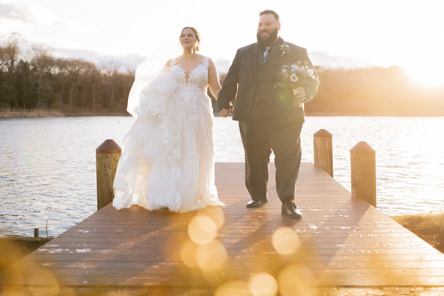 Nestled amidst the serene beauty of Spring Lake Heights, New Jersey, The Mill at Lakeside Manor provided the perfect setting for a day filled with love, laughter, and cherished memories. On February 17, 2024, I had the privilege of capturing the beautiful union of Alexis and Dean a day that will forever be etched in their hearts and minds.
Alexis and Dean chose to exchange their vows at the historic Holy Trinity Episcopal Church in Wall Township. Surrounded by loved ones and bathed in the soft glow of stained glass, they pledged their love and commitment to each other in a ceremony filled with faith, hope, and the promise of a future together.
Following the ceremony, the newlyweds and their guests made their way to The Mill at Lakeside Manor where we took Alexis and Dean to the back by the lake for some sunset photos, then Alexis and Dean joined their guests at the cocktail hour filled with laughter. The festivities continued well into the night as Alexis and Dean danced surrounded by the love and support of their family and friends.  

Alexis and Dean The Mill Lakeside Manor NJ wedding photographed by Steve from Pearl Paper Studio. Pearl Paper Studio is here to capture real emotions, fun couples with non-traditional wedding stories, now we are booking small intimate backyard wedding, outdoor tent wedding, farm wedding, elopements, nyc elopements. We are currently booking 2024 weddings in NJ, NY, Brooklyn and Long Island.