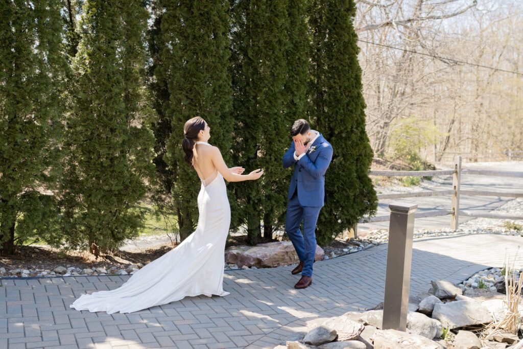 On April 25, I had the pleasure of documenting Gabriella and Joseph's wedding at the beautiful Rock Island Lake Club in Sparta, NJ. The venue provided a stunning backdrop for their special day, starting with Gabriella's elegant entrance in her simple yet stunning Jenny Yoon dress. The moment she walked down the dock for a first look with Joe was nothing short of magical.
Hope and Lilly from Strange Vine Studio truly outdid themselves with the decor. The outdoor ceremony area, set against the serene lake, was a picturesque setting for Gabriella and Joe's vows. Inside, the reception room was equally breathtaking, perfectly adorned to celebrate the newlyweds.
Gabriella and Joe's wedding day was filled with laughter and good vibes, all made even more memorable by the enchanting atmosphere of Rock Island Lake Club. The venue's natural beauty and impeccable amenities provided the perfect setting for this unforgettable celebration.

Gabriella and Joe Rock Island Lake Club Sparta NJ Wedding photographed by Steve from Pearl Paper Studio. Pearl Paper Studio is here to capture real emotions, fun couples with non-traditional wedding stories, now we are booking small intimate backyard wedding, outdoor tent wedding, farm wedding, elopements, nyc elopements. We are currently booking 2024 weddings in NJ, NY, Brooklyn and Long Island.
