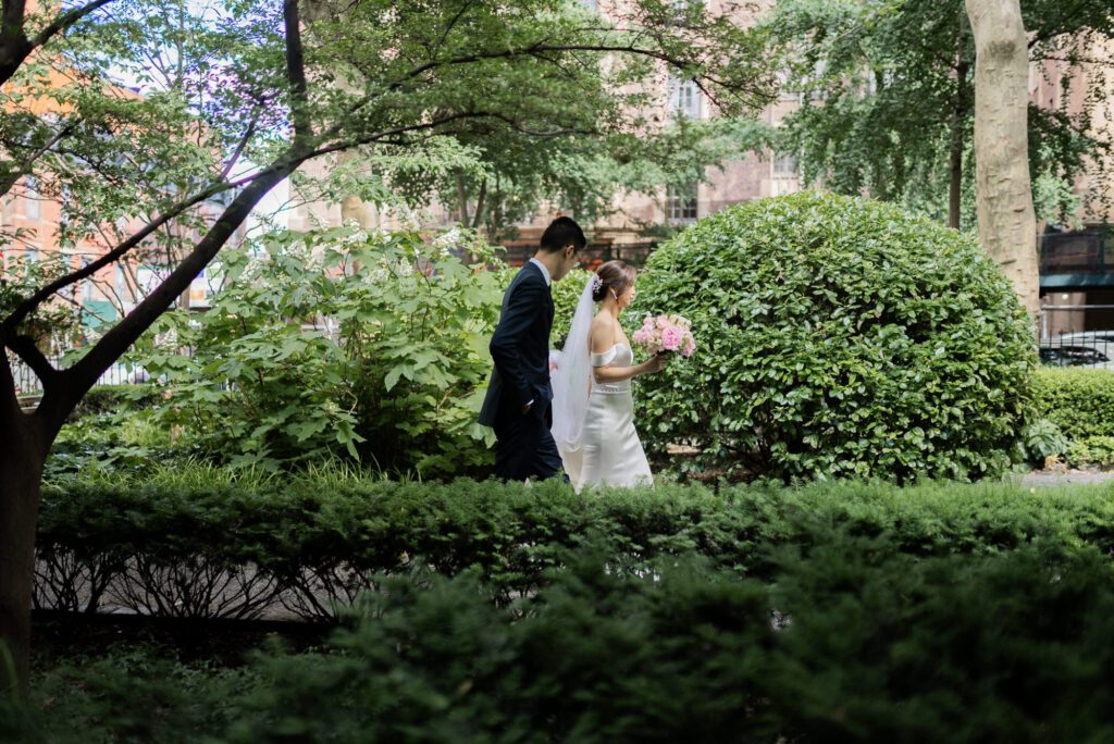 Vivian & Albert’s Stunning NYC Wedding | June 8, 2024

Vivian and Albert’s wedding day was nothing short of magical! It was a perfect blend of elegance, love, and joy in the heart of New York City.

The day began at the chic and modern Thompson Central Park Hotel, where both Vivian and Albert got ready. With its luxurious suites and iconic city views, the hotel provided the perfect backdrop for the early moments of their special day. Vivian looked radiant as she slipped into her stunning gown, while Albert’s classic suit added a timeless charm.

Their first look and formal portraits took place at the serene Tudor City Greens, a hidden gem in Manhattan. This lush urban oasis, surrounded by historic architecture, offered a romantic and intimate setting for their photos. From their heartfelt first look to the joyful family and wedding party portraits, every moment captured the couple’s excitement and love for each other.

After wrapping up the photos around 4:30 PM, the festivities moved to Park Asia in Brooklyn. This spacious and stylish venue seamlessly combines modern elegance with traditional charm, making it an ideal location for Vivian and Albert’s celebration.

The ceremony was heartfelt, with friends and family gathered to witness their vows in an atmosphere filled with love. During the cocktail hour, guests enjoyed a variety of delicious hors d'oeuvres while mingling and sharing laughter. The reception that followed was an unforgettable evening of fantastic food, emotional speeches, and lively dancing.

Vivian and Albert’s wedding day was a beautiful celebration of their love, and I feel so honored to have been a part of it. Congratulations, Vivian and Albert—here’s to a lifetime of happiness together!