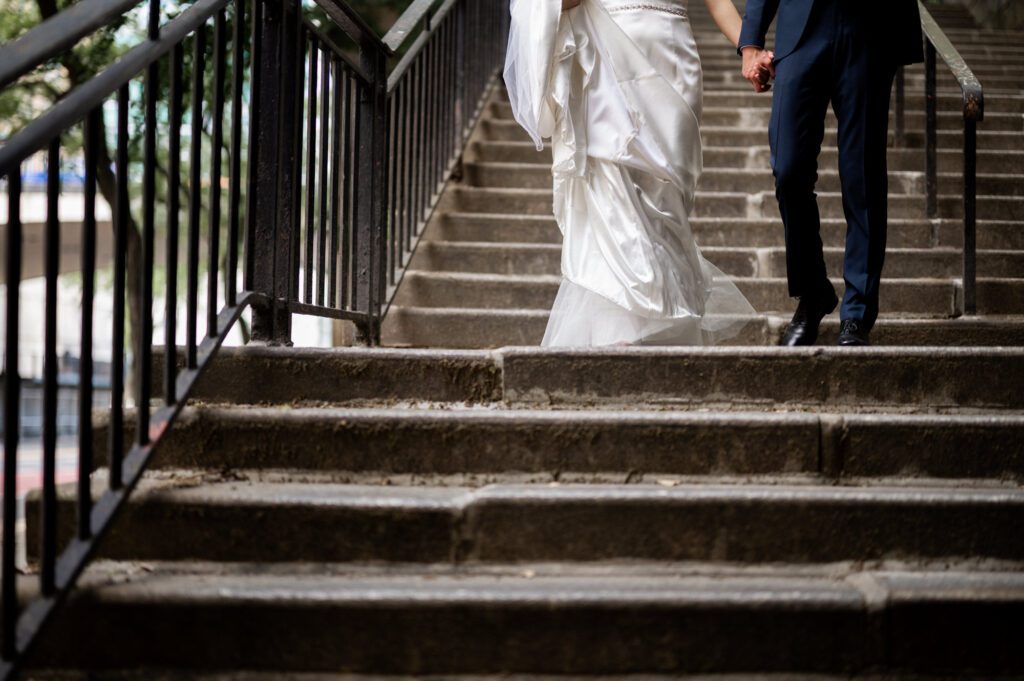 Vivian & Albert’s Stunning NYC Wedding | June 8, 2024

Vivian and Albert’s wedding day was nothing short of magical! It was a perfect blend of elegance, love, and joy in the heart of New York City.

The day began at the chic and modern Thompson Central Park Hotel, where both Vivian and Albert got ready. With its luxurious suites and iconic city views, the hotel provided the perfect backdrop for the early moments of their special day. Vivian looked radiant as she slipped into her stunning gown, while Albert’s classic suit added a timeless charm.

Their first look and formal portraits took place at the serene Tudor City Greens, a hidden gem in Manhattan. This lush urban oasis, surrounded by historic architecture, offered a romantic and intimate setting for their photos. From their heartfelt first look to the joyful family and wedding party portraits, every moment captured the couple’s excitement and love for each other.

After wrapping up the photos around 4:30 PM, the festivities moved to Park Asia in Brooklyn. This spacious and stylish venue seamlessly combines modern elegance with traditional charm, making it an ideal location for Vivian and Albert’s celebration.

The ceremony was heartfelt, with friends and family gathered to witness their vows in an atmosphere filled with love. During the cocktail hour, guests enjoyed a variety of delicious hors d'oeuvres while mingling and sharing laughter. The reception that followed was an unforgettable evening of fantastic food, emotional speeches, and lively dancing.

Vivian and Albert’s wedding day was a beautiful celebration of their love, and I feel so honored to have been a part of it. Congratulations, Vivian and Albert—here’s to a lifetime of happiness together!